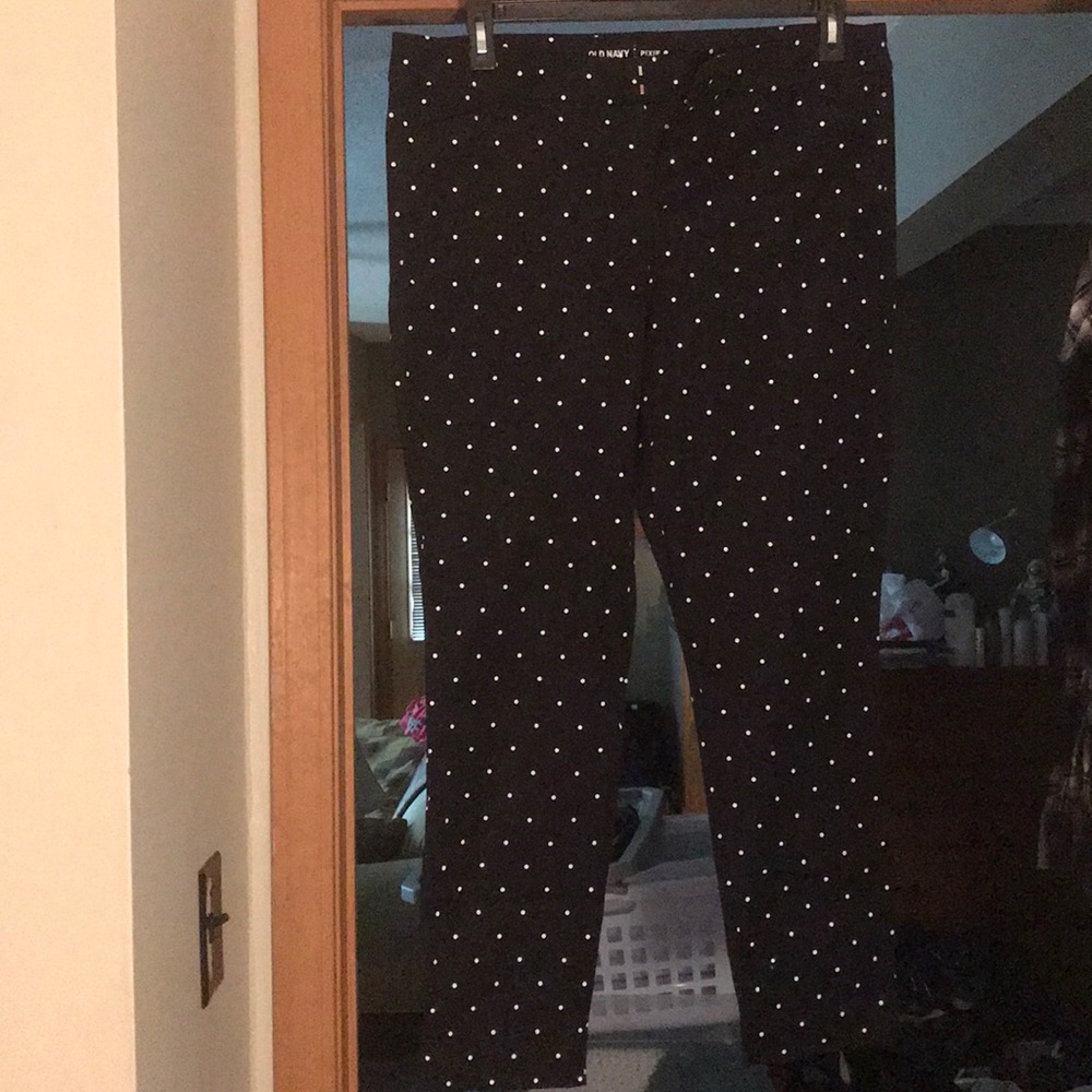 Old Navy Pixie polka dotted jeans